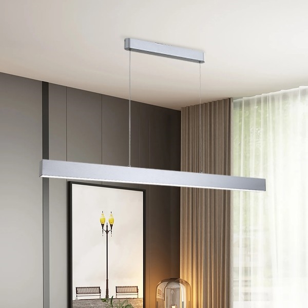 Brilagi - LED Dimmable chandelier on a string SLEEKLINE SMART LED/40W/230V 3000-6000K Wi-Fi Tuya silver + remote control