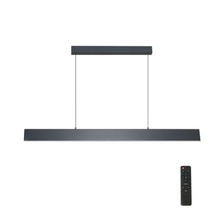 Brilagi - LED Dimmable chandelier on a string SLIMLINE LED/40W/230V 3000-6000K anthracite + remote control