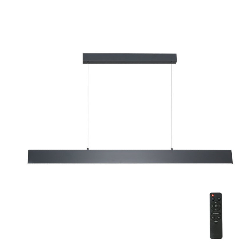 Brilagi - LED Dimmable chandelier on a string SLIMLINE LED/40W/230V 3000-6000K anthracite + remote control