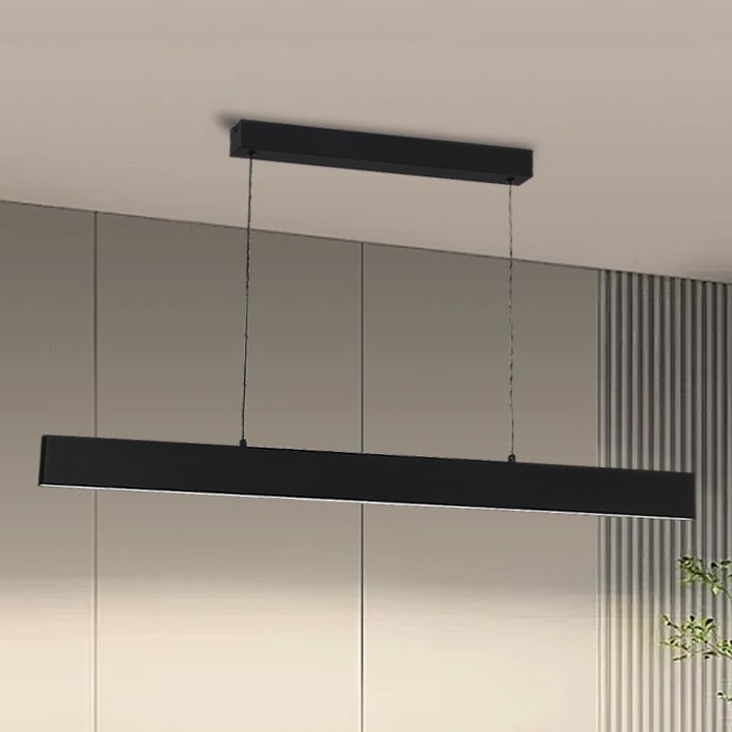 Brilagi - LED Dimmable chandelier on a string SLIMLINE LED/40W/230V 3000-6000K black + remote control