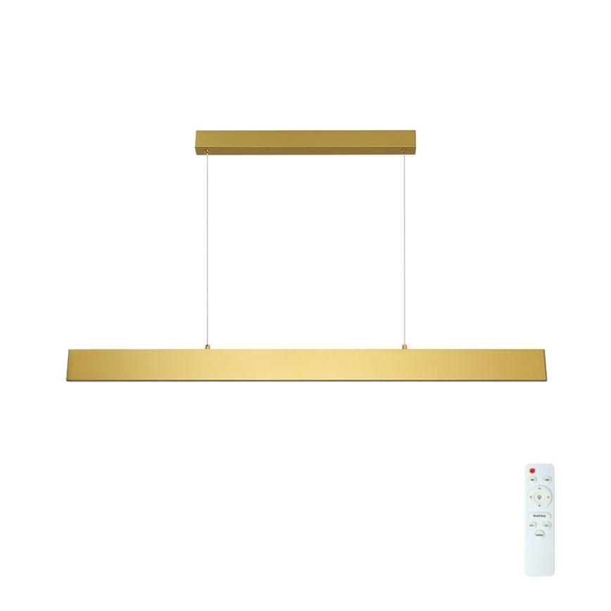 Brilagi - LED Dimmable chandelier on a string SLIMLINE LED/40W/230V 3000-6000K gold + remote control