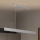 Brilagi - LED Dimmable chandelier on a string SLIMLINE LED/40W/230V 3000-6000K silver + remote control