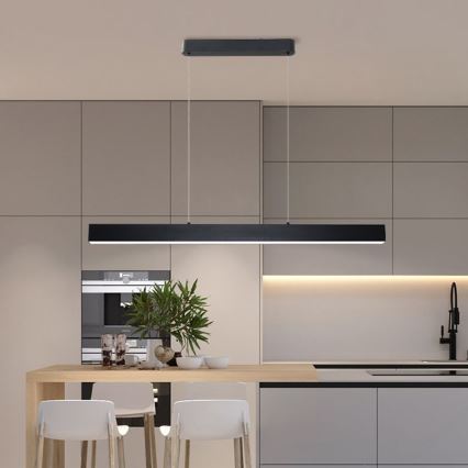 Brilagi - LED Dimmable chandelier on a string SLEEKLINE SMART LED/40W/230V 3000-6000K Wi-Fi Tuya black + remote control