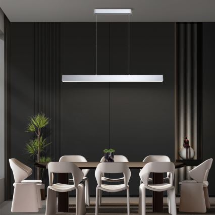 Brilagi - LED Dimmable chandelier on a string SLEEKLINE SMART LED/40W/230V 3000-6000K Wi-Fi Tuya silver + remote control