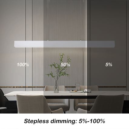 Brilagi - LED Dimmable chandelier on a string SLEEKLINE SMART LED/40W/230V 3000-6000K Wi-Fi Tuya white + remote control