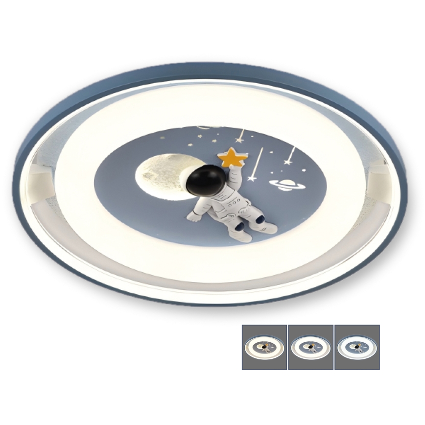 BRILAGI - LED Dimmable children's ceiling light ASTRO LED/55W/230V 3000-6000K Ø 50 cm + remote control