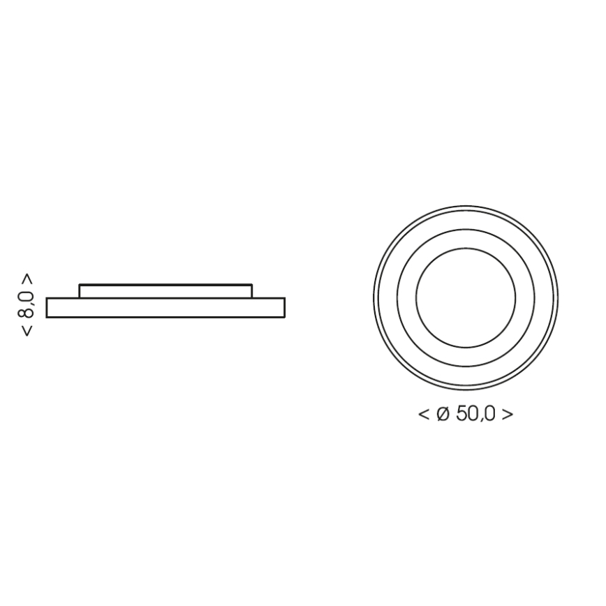 BRILAGI - LED Dimmable children's ceiling light ASTRO LED/55W/230V 3000-6000K Ø 50 cm + remote control