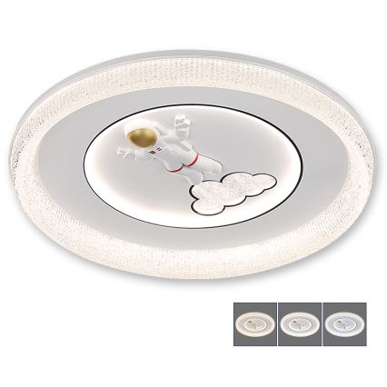 BRILAGI - LED Dimmable children's ceiling light ASTRO LED/68W/230V 3000-6000K Ø 50 cm + remote control
