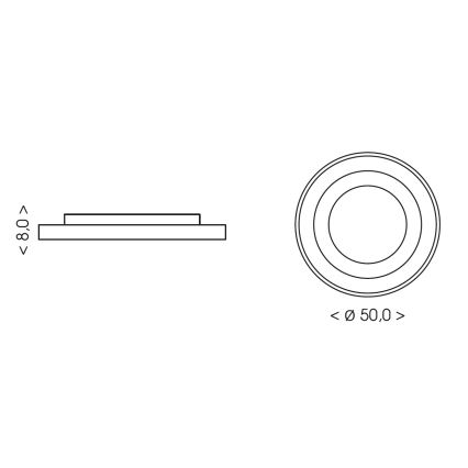 BRILAGI - Dimmable LED children's ceiling light ASTRO LED/75W/230V 3000-6000K Ø 50 cm + remote control