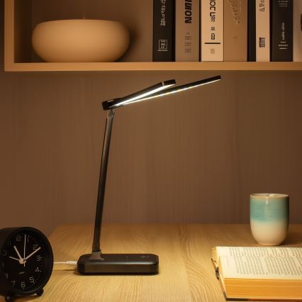 BRILAGI - LED Dimmable Desk Lamp MODO DUO LED/8W/5V 3000/4000/6500K Black