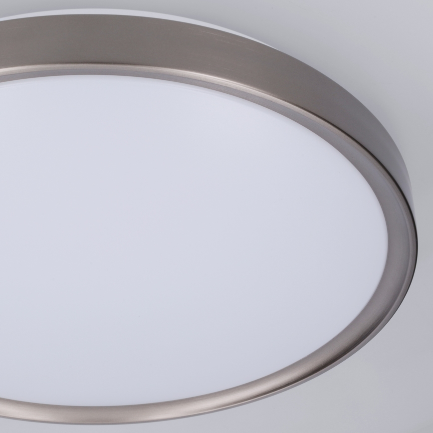 Brilagi - LED Dimmable Ceiling Light FANCIA LED/48W/230V 3000-6500K Ø 39 cm silver + remote control