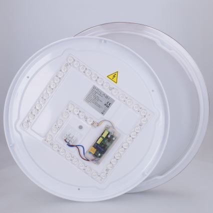 Brilagi - LED Dimmable Ceiling Light FANCIA LED/48W/230V 3000-6500K Ø 39 cm silver + remote control