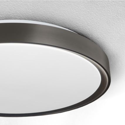 Brilagi - FANCIA Dimmable LED ceiling light LED/48W/230V 3000-6500K Ø 39 cm Anthracite + Remote Control