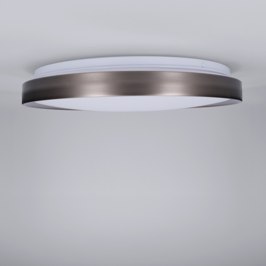Brilagi - FANCIA Dimmable LED ceiling light LED/48W/230V 3000-6500K Ø 39 cm Anthracite + Remote Control