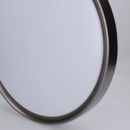 Brilagi - FANCIA Dimmable LED ceiling light LED/48W/230V 3000-6500K Ø 39 cm Anthracite + Remote Control