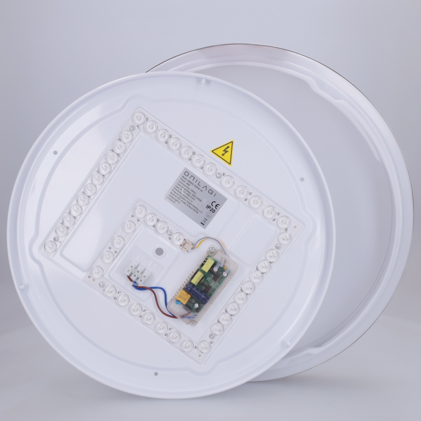 Brilagi - FANCIA Dimmable LED ceiling light LED/48W/230V 3000-6500K Ø 39 cm Anthracite + Remote Control