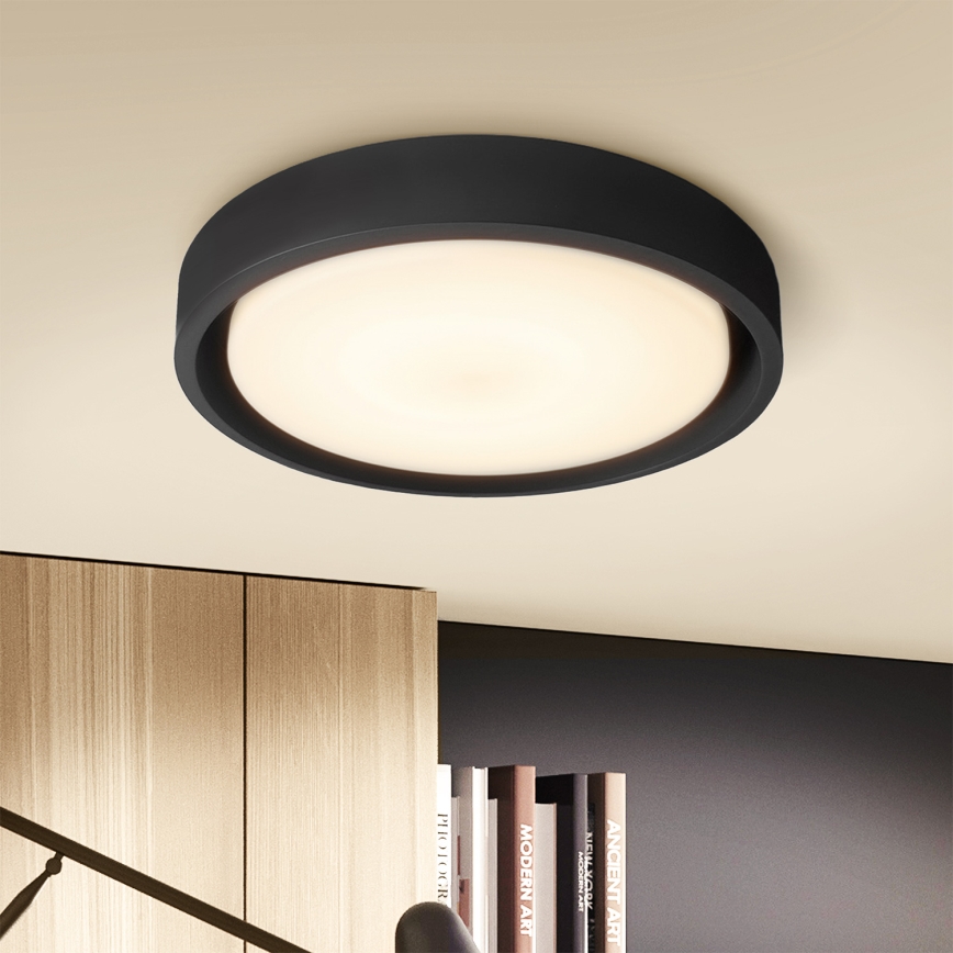 Brilagi - MATTEO LED Dimmable Ceiling Light LED/60W/230V 3000-6500K Ø 51.5 cm black + remote control
