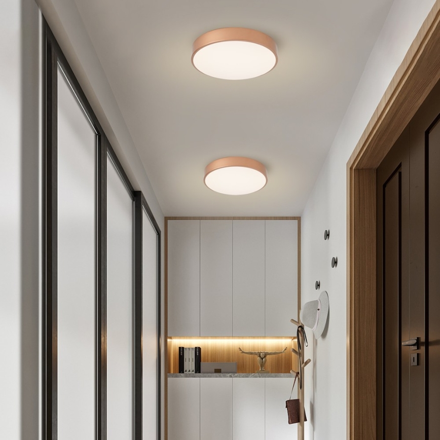 BRILAGI - POOL SMART Dimmable LED Ceiling Light, 48W/230V, 3000-6000K, Ø 40 cm, Tuya Wi-Fi, Bronze + Remote Control