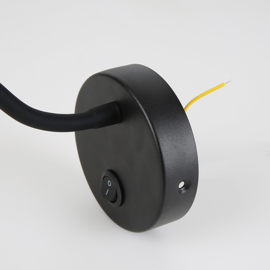 Brilagi - LED Dimmable flexible wall lamp MAYA 1xG9/4W/230V black/gold 2700-6500K Wi-Fi Tuya