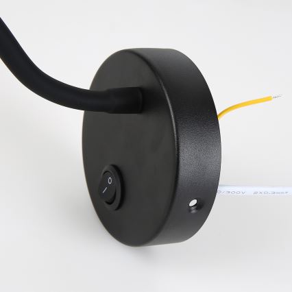 Brilagi - LED Dimmable flexible wall lamp MAYA 1xG9/4W/230V black 2700-6500K Wi-Fi Tuya