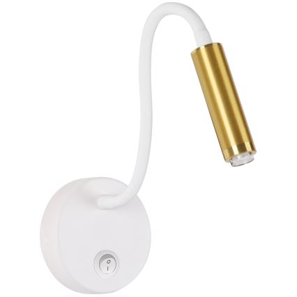 Brilagi - LED Dimmable flexible wall lamp MAYA 1xG9/4W/230V white/gold 2700-6500K Wi-Fi Tuya