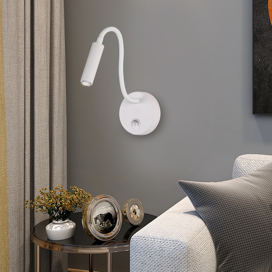 Brilagi - LED Dimmable flexible wall lamp MAYA 1xG9/4W/230V white 2700-6500K Wi-Fi Tuya