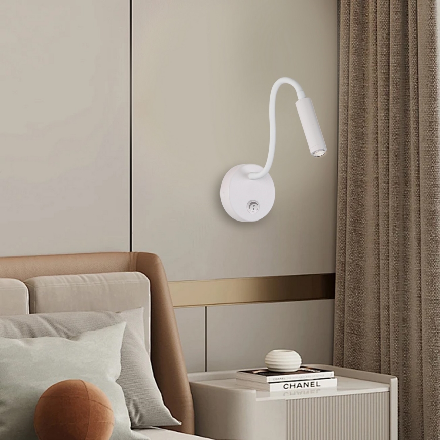 Brilagi - LED Dimmable flexible wall lamp MAYA 1xG9/4W/230V white 2700-6500K Wi-Fi Tuya