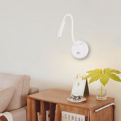 Brilagi - LED Dimmable flexible wall lamp MAYA 1xG9/4W/230V white 2700-6500K Wi-Fi Tuya