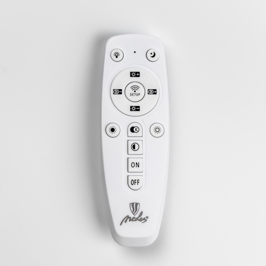 Brilagi - ORBITS LED Dimmable Surface-Mounted Ceiling Light LED/50W/230V 3000-6500K Black + Remote Control