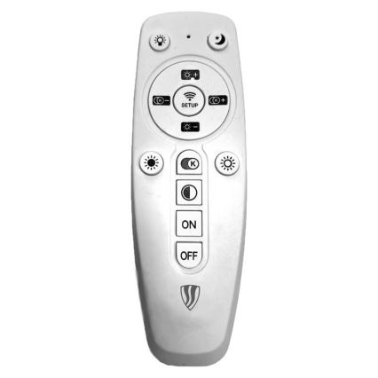 Brilagi - ORBITS LED Dimmable Surface-Mounted Ceiling Light LED/50W/230V 3000-6500K Black + Remote Control
