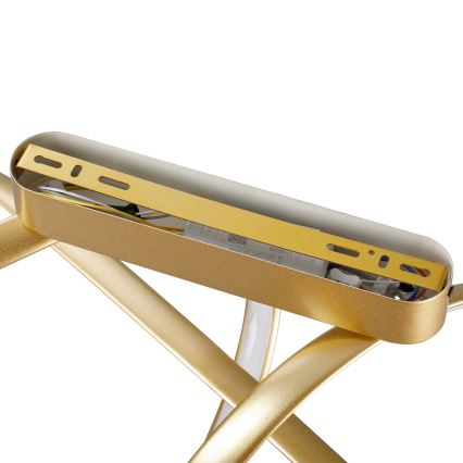 Brilagi - LED Dimmable Flush-Mount Chandelier TWISTER LED/60W/230V 3000-6000K gold + remote control