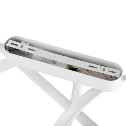 Brilagi - TWISTER Dimmable LED Flush-Mount Ceiling Light, 60W, 230V, 3000–6000K, White + Remote Control