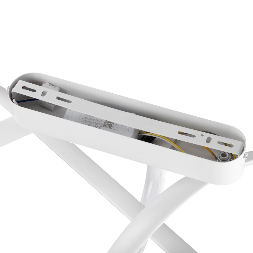 Brilagi - TWISTER Dimmable LED Flush-Mount Ceiling Light, 60W, 230V, 3000–6000K, White + Remote Control