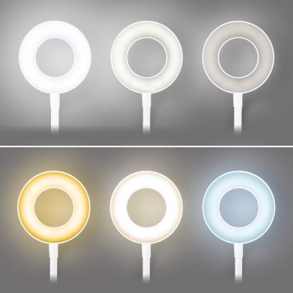 Brilagi - LED Dimmable lamp with a clip ORBELA LED/8W/230V 3000/4000/5000K white