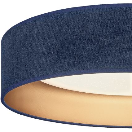 BRILAGI - VELVET SMARTIX STARS Dimmable LED Ceiling Light LED/36W/230V 3000–6000K Ø 55 cm Blue/Gold Wi-Fi Tuya Beacon + Remote Control