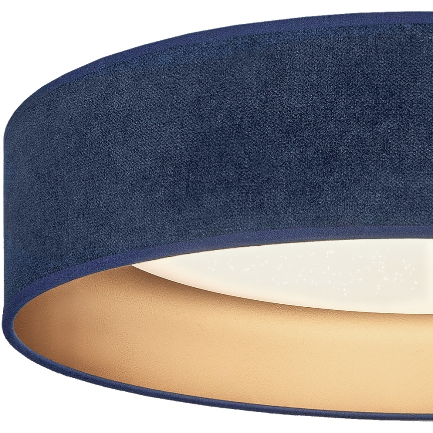 BRILAGI - VELVET SMARTIX STARS Dimmable LED Ceiling Light LED/36W/230V 3000–6000K Ø 55 cm Blue/Gold Wi-Fi Tuya Beacon + Remote Control