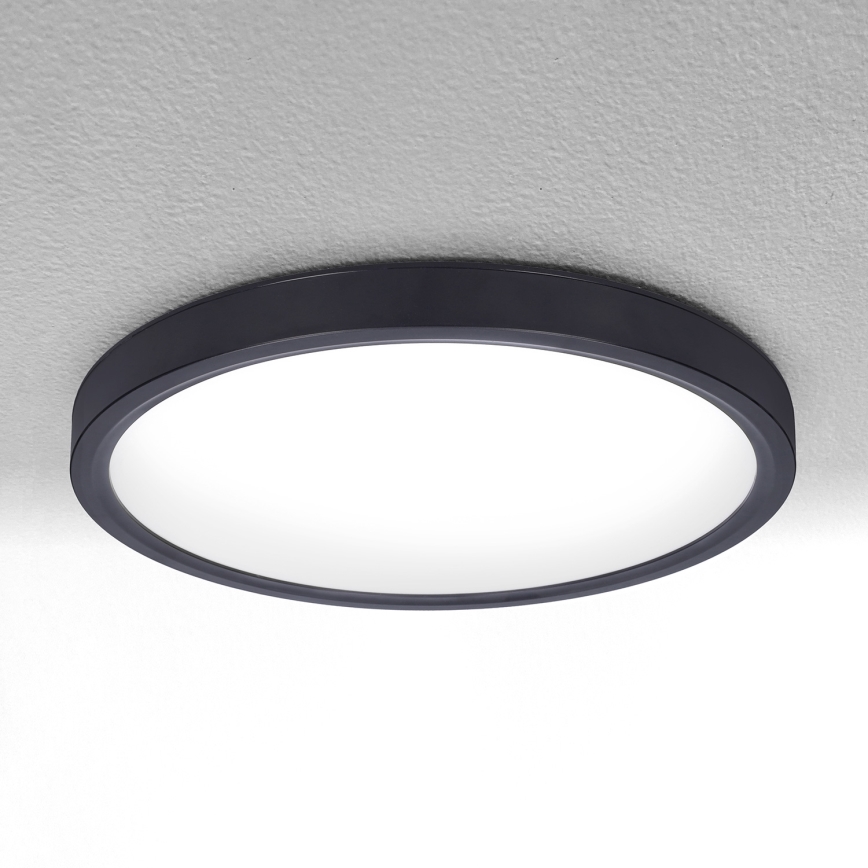 Brilagi - LED Dimmable ceiling light ESTELA LED/36W/230V 3000-6500K ø 30 cm black + remote control