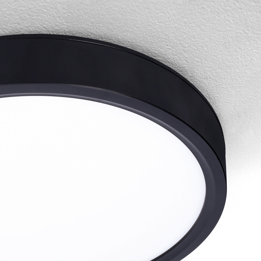 Brilagi - LED Dimmable ceiling light ESTELA LED/48W/230V 3000-6500K ø 40 cm black + remote control