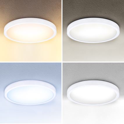 Brilagi - LED Dimmable ceiling light ESTELA LED/48W/230V 3000-6500K ø 40 cm white + remote control