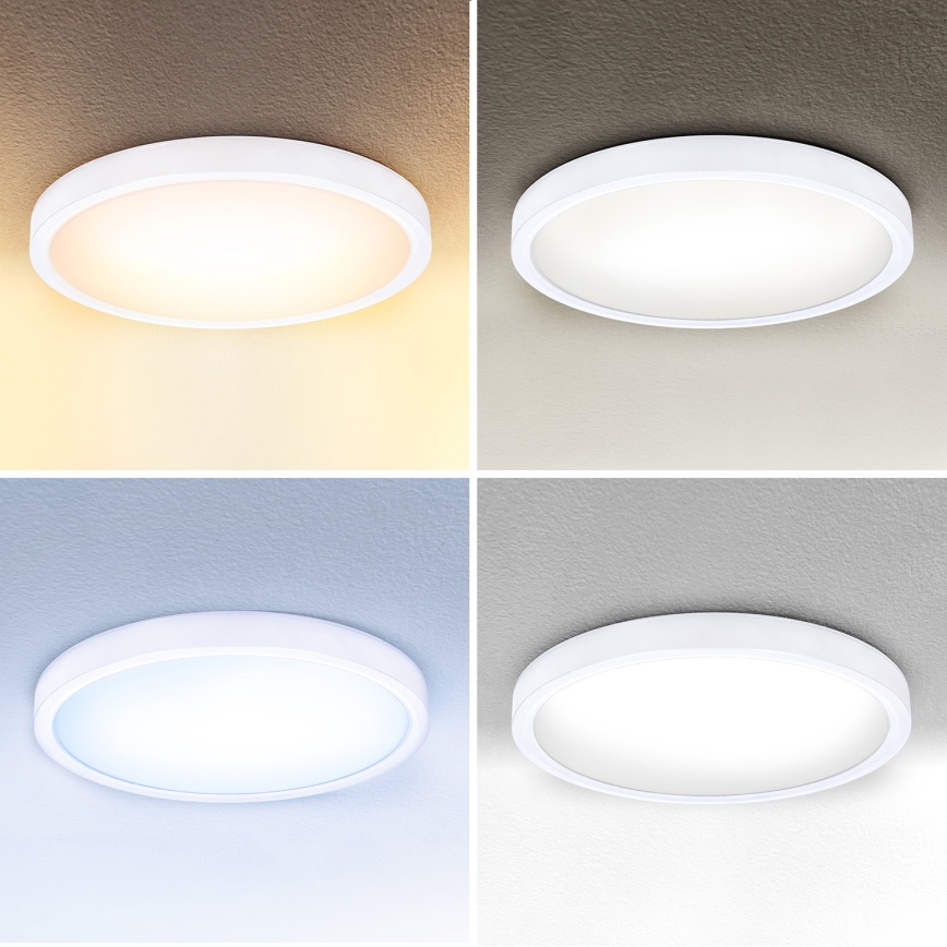 Brilagi - LED Dimmable ceiling light ESTELA LED/48W/230V 3000-6500K ø 40 cm white + remote control