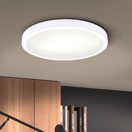 Brilagi - LED Dimmable ceiling light ESTELA LED/48W/230V 3000-6500K ø 40 cm white + remote control