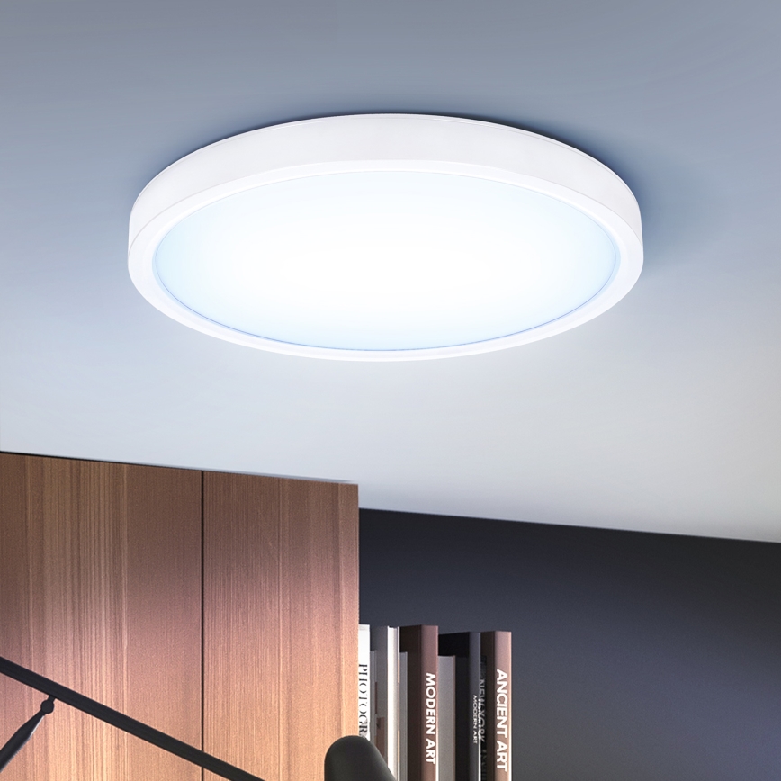 Brilagi - LED Dimmable ceiling light ESTELA LED/48W/230V 3000-6500K ø 40 cm white + remote control
