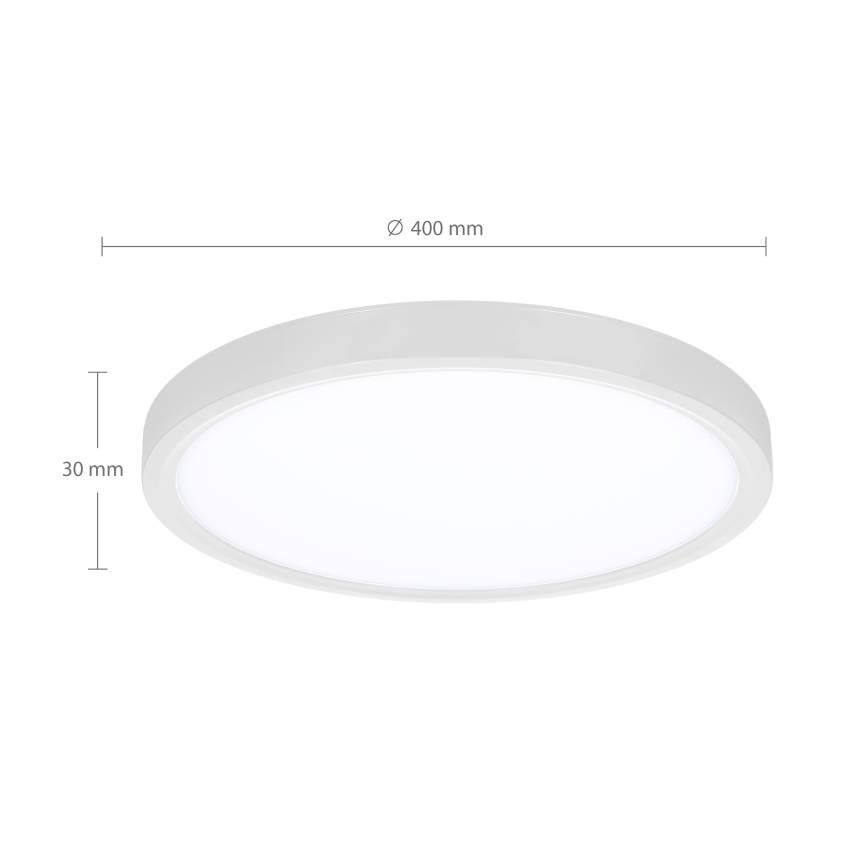 Brilagi - LED Dimmable ceiling light ESTELA LED/48W/230V 3000-6500K ø 40 cm white + remote control