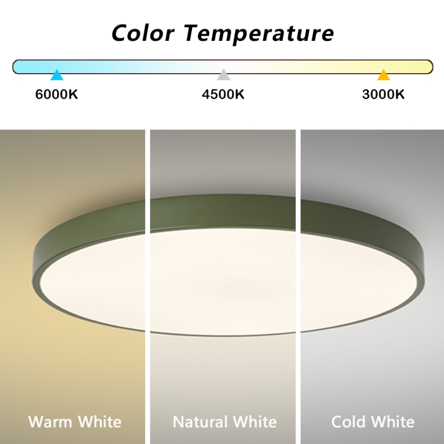 Brilagi - Dimmable POOL SMART LED light fixture/128W/230V dia. 100 cm Wi-Fi Tuya + remote control green