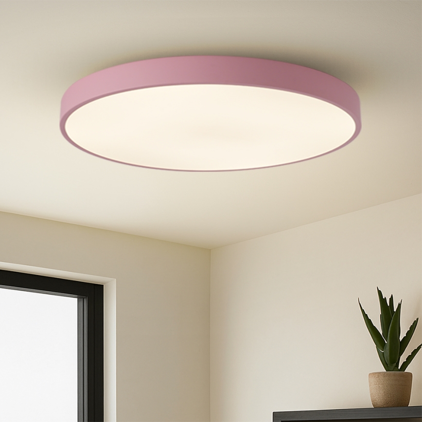 Brilagi - Dimmable LED Fixture POOL SMART LED/128W/230V dia. 100 cm 3000-6000K Wi-Fi Tuya + Remote Control Pink