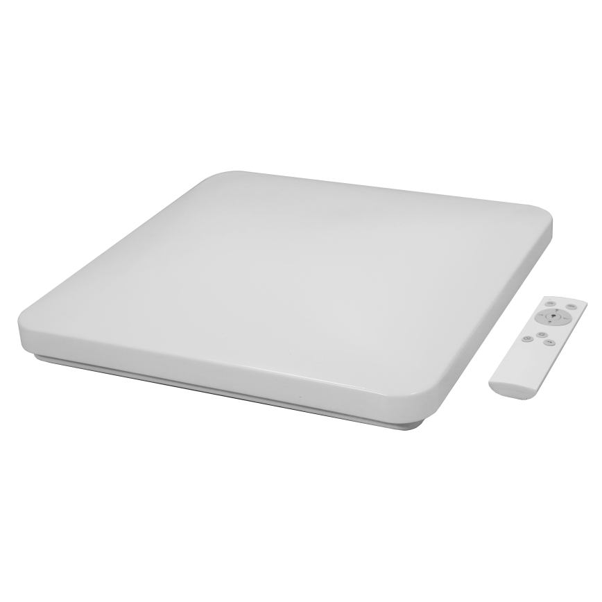 Brilagi - VELVET SQUARE SMART LED Dimmable Ceiling Light/36W/230V 60x60 cm 2700-6500K Wi-Fi Tuya + remote control pink