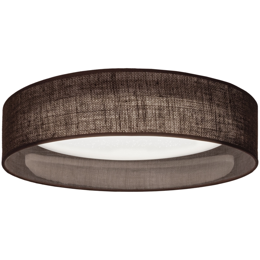 BRILAGI - LED dimmable ceiling light VELVET SMARTIX STARS LED/36W/230V 3000-6000K Ø 55 cm brown Wi-Fi Tuya Beacon + remote control