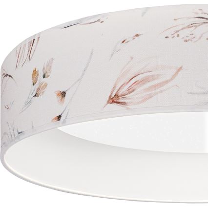 Brilagi - LED Dimmable Ceiling Light VELVET SMARTIX STARS LED/24W/230V 3000-6000K Ø 45 cm White/flower motif Wi-Fi Tuya Beacon + Remote Control