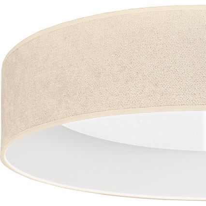 Brilagi - VELVET SMARTIX STARS LED Dimmable Ceiling Light 24W/230V 3000-6000K Ø45 cm Cream Wi-Fi Tuya Beacon + Remote Control