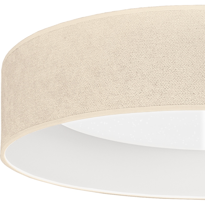 Brilagi - VELVET SMARTIX STARS LED Dimmable Ceiling Light 24W/230V 3000-6000K Ø45 cm Cream Wi-Fi Tuya Beacon + Remote Control